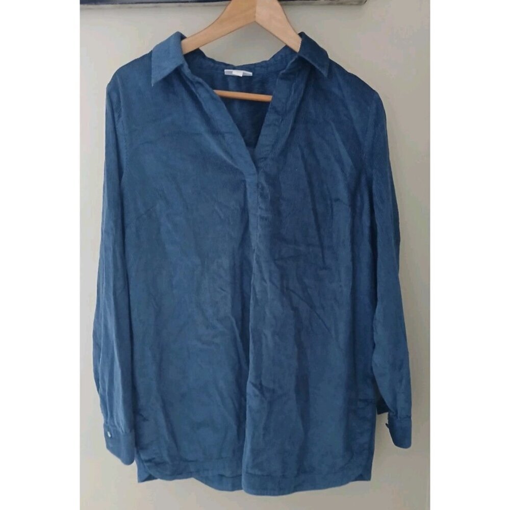 J. Jill Mid‎ Wale Corduroy Popover Top